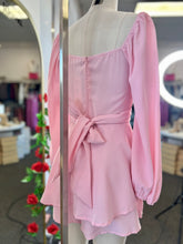 Load image into Gallery viewer, Sydney Baby Pink Lace Mesh Long Sleeve Romper