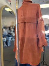 Load image into Gallery viewer, Janice Tencel Long sleeve Button Up Blouse