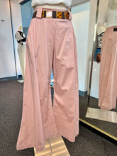 Load image into Gallery viewer, Selene Blush or White Flare Linen High Rise Pants