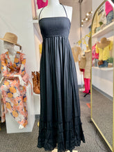 Load image into Gallery viewer, Janice White, Black or Rust Backless Maxi Dress