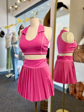 Load image into Gallery viewer, Mercedes 2 Piece Crop Top and Pleated Skort Set