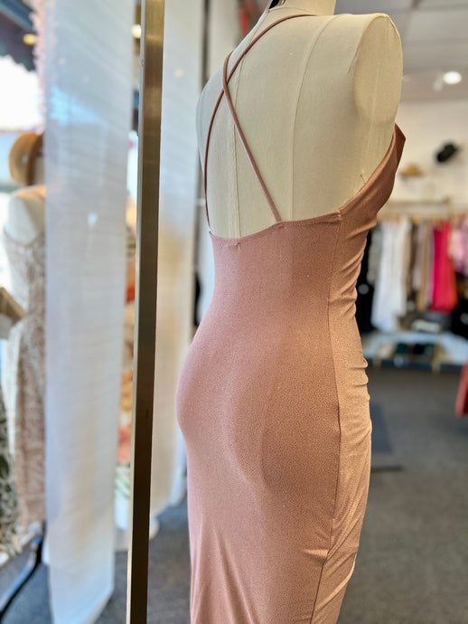 Bianca Blush Sparkle Dress