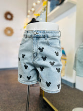 Load image into Gallery viewer, Minnie Light Washed Denim Shorts