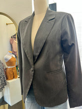 Load image into Gallery viewer, Kelly Fossil Grey One Button Stretchy Blazer
