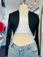 Load image into Gallery viewer, Giselle Misty Black or Shimmery Sheer Bolero