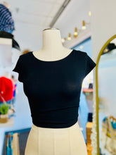 Load image into Gallery viewer, Charlotte Kiwi or Black Round Neck Tee