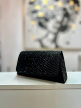 Load image into Gallery viewer, Giselle Gold, Black or Silver Sparkly Clutch
