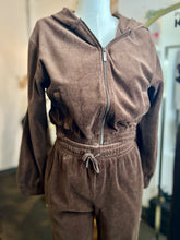 Load image into Gallery viewer, Beverly Elastic Waist Velour Sweater