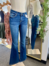 Load image into Gallery viewer, Mar Dark Denim Blue Flare Jeans