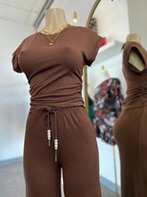 Load image into Gallery viewer, Cristine Brown Pants 2 Piece Set