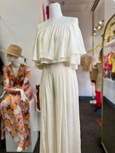 Load image into Gallery viewer, Heather Pearl or Mocha Flowy Off The Shoulder Set
