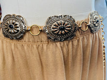 Load image into Gallery viewer, Illeanna Gold Tone Metal Medallion Adjustable Belt