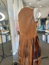 Load image into Gallery viewer, Rossemary Camel Western Boho Vest
