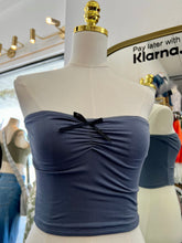 Load image into Gallery viewer, Megan Strapless Bow Cropped Top