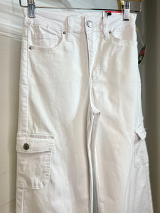 Angelica White High Rise Skater Jeans