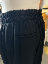 Load image into Gallery viewer, Brianna White or Black Pleated Wide Leg Elastic Waist Pants