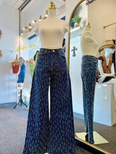 Load image into Gallery viewer, Bianca Sparkly sequence Denim Straight Jeans