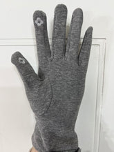 Load image into Gallery viewer, Alisa Beige and Gray Suede Gloves