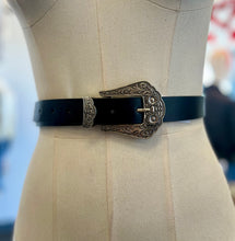 Load image into Gallery viewer, Luna Cognac or Black Leather Plus Size Belt