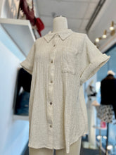 Load image into Gallery viewer, Breland Short Sleeve Button Up Blouse