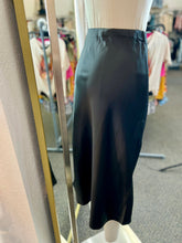 Load image into Gallery viewer, Brittney Olive or Black Satin Long Skirt
