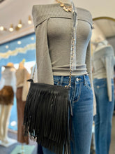 Load image into Gallery viewer, Germionie Fringe Vegan Leather Crossbody Bag
