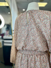 Load image into Gallery viewer, Becky rayon Gauze Sleeve Smocked Waist Flowy Floral Print Dress