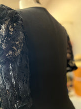 Load image into Gallery viewer, Leslie Black Front Criss Cross Bodysuit Top