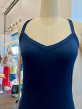 Load image into Gallery viewer, Aubrie Navy Razorback Maxi Dress