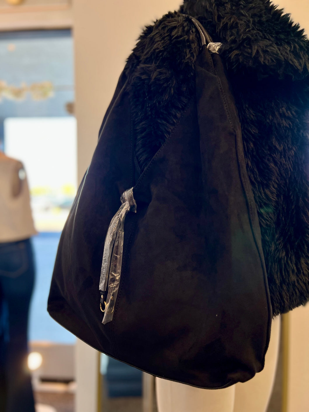 Paulett Suede Large Shoulder Bag