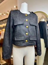 Load image into Gallery viewer, MARISSA BLACK DOUBLE LINED THICK MATERIAL COAT