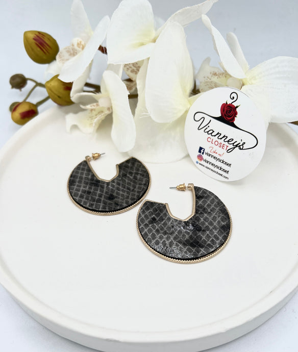 Paula Animal Print Earrings