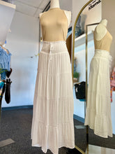 Load image into Gallery viewer, Wendy A Line Smocked Waist Ankle Length Peasant Style Skirt