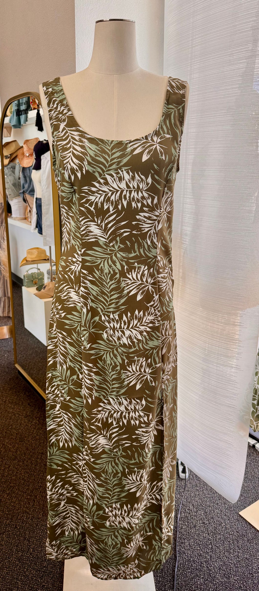 Layla Green Leaf Dress