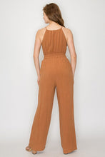 Load image into Gallery viewer, Larissa Cinnamon Spaghetti Straps  Linen Jumper