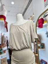 Load image into Gallery viewer, Sabrina Off Shoulder Short Sleeve Ruched Soft Stretchy Top