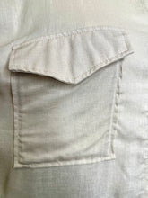 Load image into Gallery viewer, Clarisa Natural or Olive Long Sleeve Linen Button Down Top
