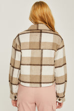 Load image into Gallery viewer, Yesenia Camel or Green Beverly Plaid Button Up Jacket