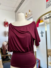 Load image into Gallery viewer, Sabrina Off Shoulder Short Sleeve Ruched Soft Stretchy Top