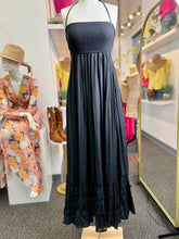 Load image into Gallery viewer, Janice White, Black or Rust Backless Maxi Dress