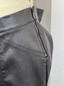 Black Plus Size Vegan Leather Pants
