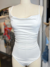 Load image into Gallery viewer, Viviana Red or White Cowl Neck Bodysuit