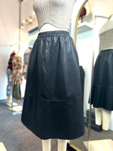 Load image into Gallery viewer, Ailish Black Maxi Leather Skirt