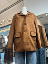 Load image into Gallery viewer, Camila Camel Suede Blazer Button Up