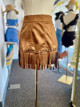 Load image into Gallery viewer, Betsy Vintage Fringe, Western Cowgirl Stud Skirt