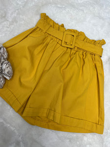 Farah Mustard or Beige Paper bag Shorts