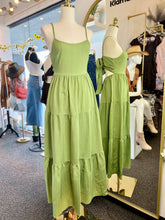 Load image into Gallery viewer, Scarlet Boho print Tie Back Tiered line Maxi Sundress