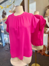 Load image into Gallery viewer, Daniel Fuschia Kelly Green, Fushia and Cobalt Blue Top