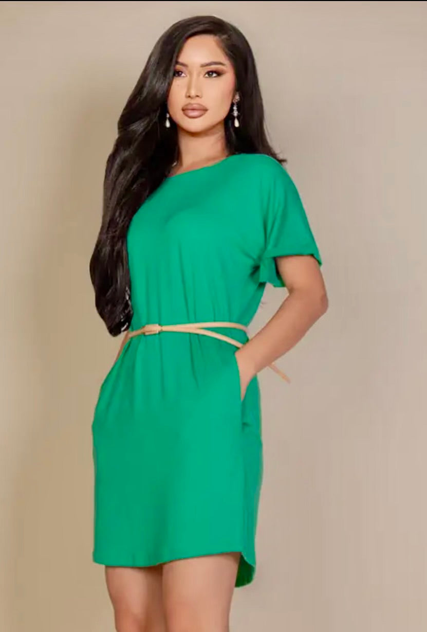 Pamela Kelly Green Flowy Dress