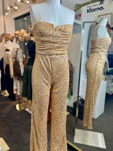 Load image into Gallery viewer, Kayla Gold Sequence Two Piece Set
